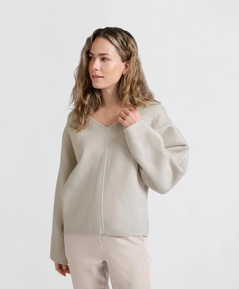 YAYA Trui Oversized V-neck