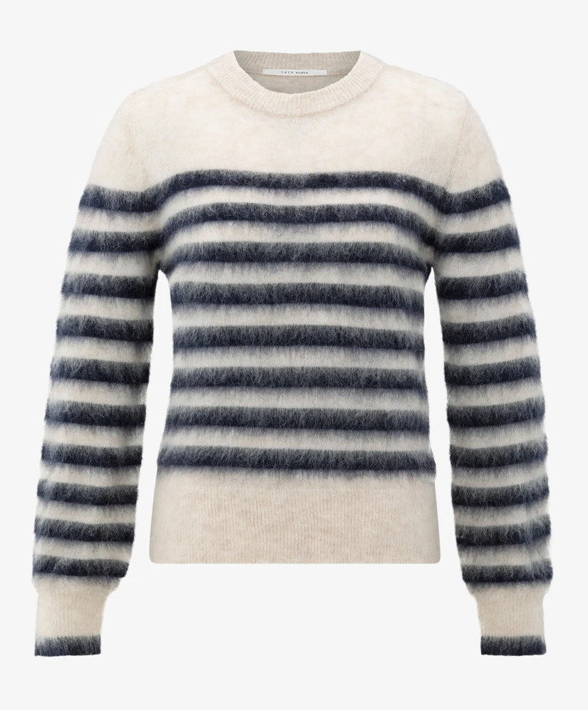 YAYA Trui Striped