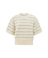 YAYA Trui Textured Stripe