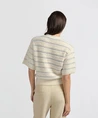 YAYA Trui Textured Stripe