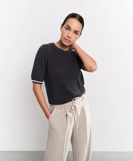 YAYA Trui Textured