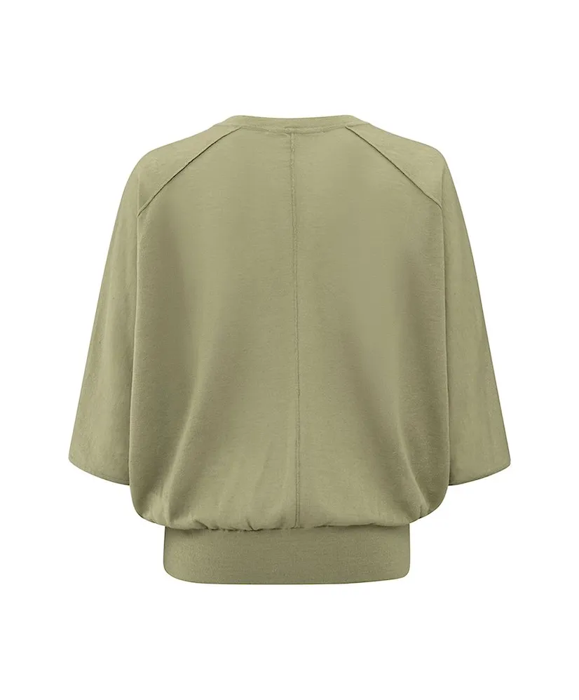 YAYA Trui Transparent Batwing