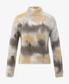 YAYA Trui Turtleneck Allover Print