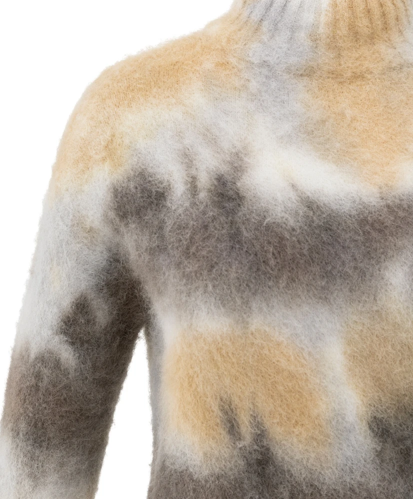 YAYA Trui Turtleneck Allover Print