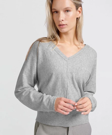 YAYA Trui V-neck Batwing
