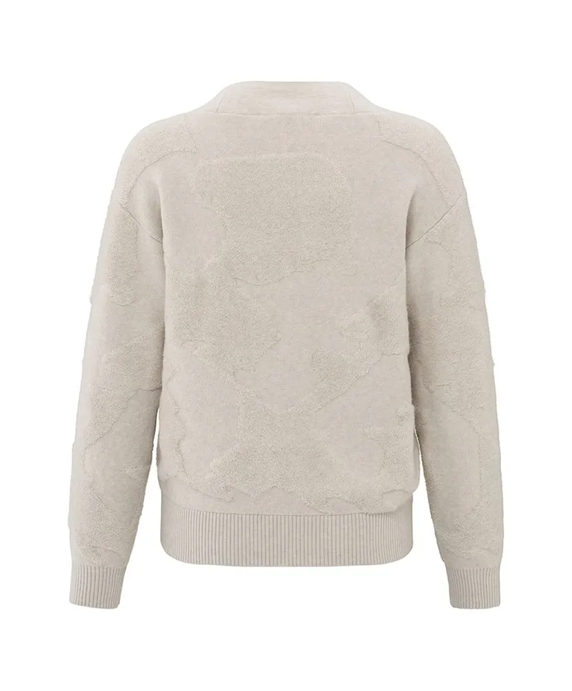 YAYA Trui V-neck Texture
