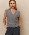 YAYA Vest A-symmetric