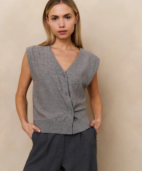 YAYA Vest A-symmetric