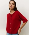 YAYA Vest Fine Knitted