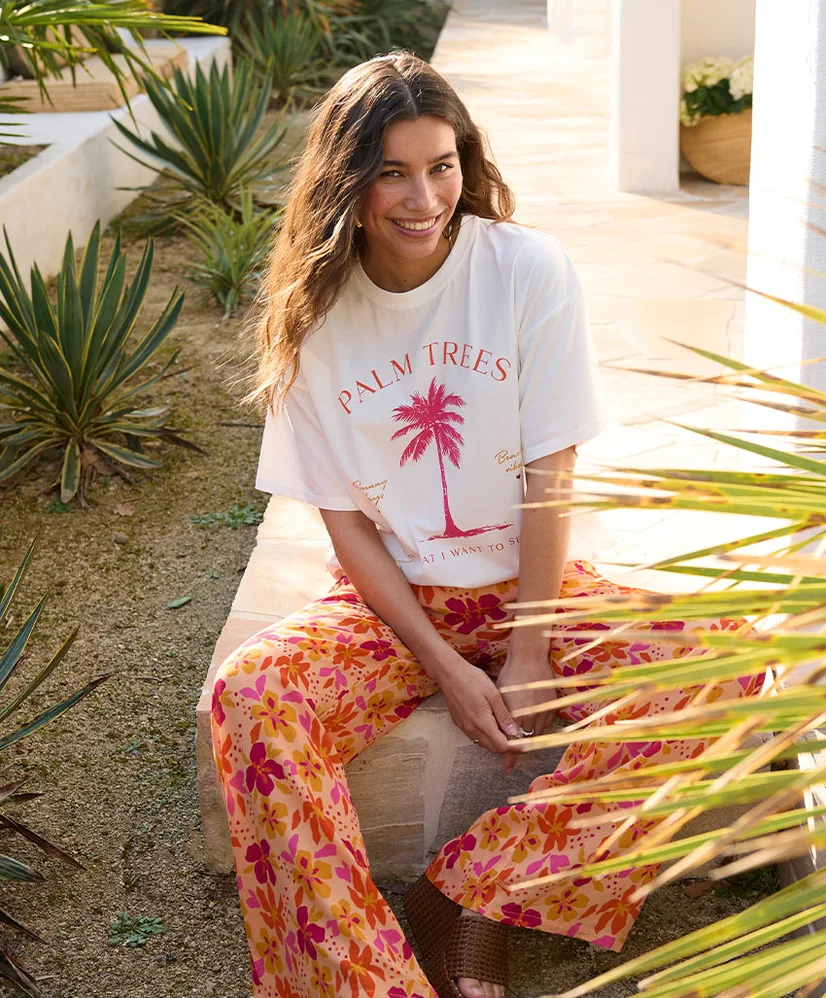 Ydence T-shirt Palm Trees