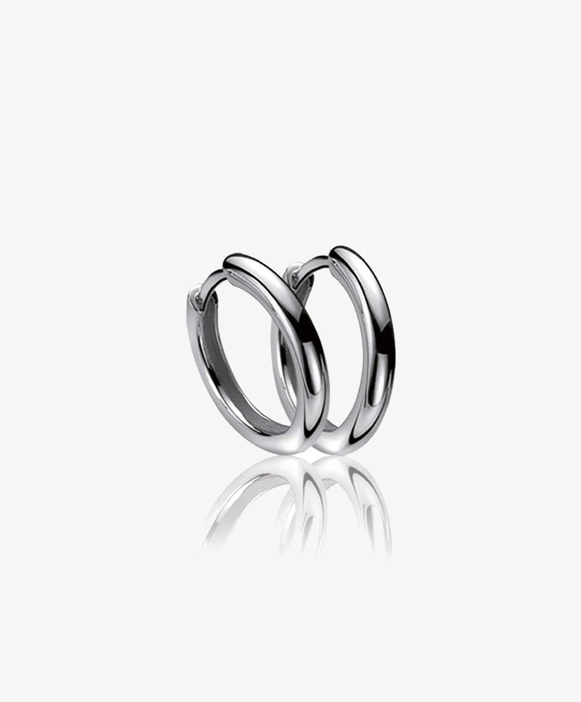 Zinzi Oorbellen Creolen Glad Zilver